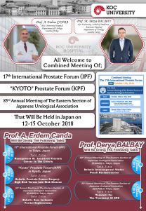 17th International Prostate Forum, 12-15.October.2018, Tokyo, Japan