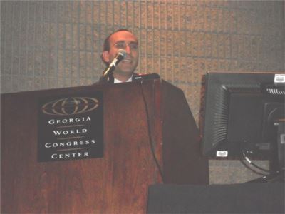 Dr.Canda making a presentation during AUA2012 in Atlanta